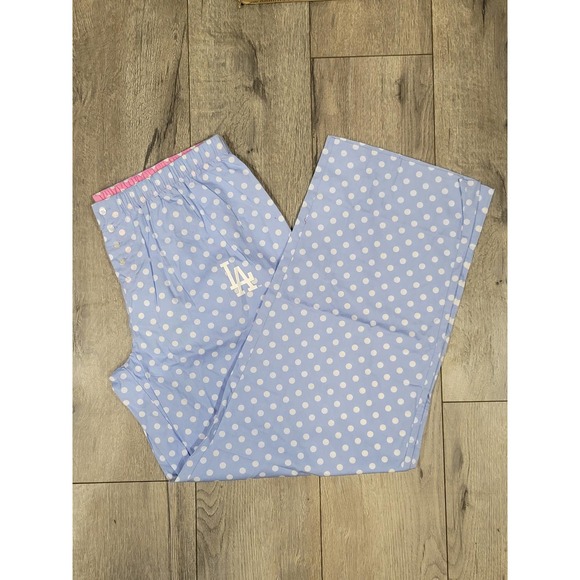 Los Angeles Dodgers Polka Dot Pajama Pants - Picture 1 of 4